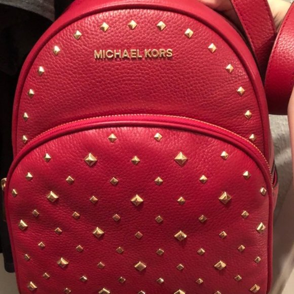 Michael Kors Handbags - Michael Kors Abbey Stud Backback